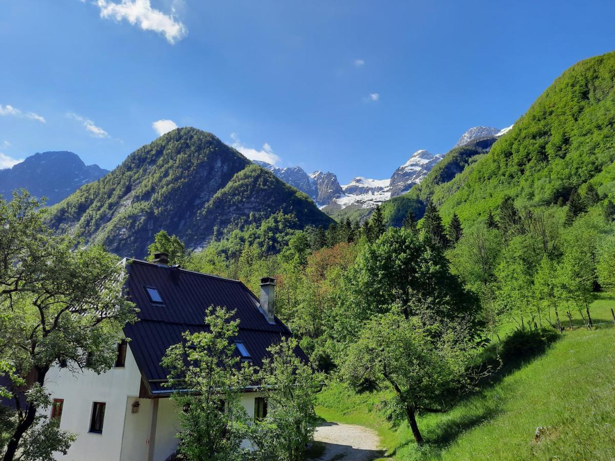 Apartment Pretner, Lepena Soča Exterior foto