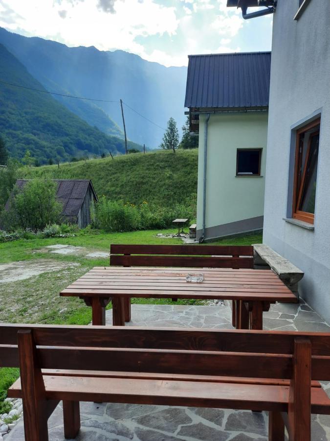 Apartment Pretner, Lepena Soča Exterior foto