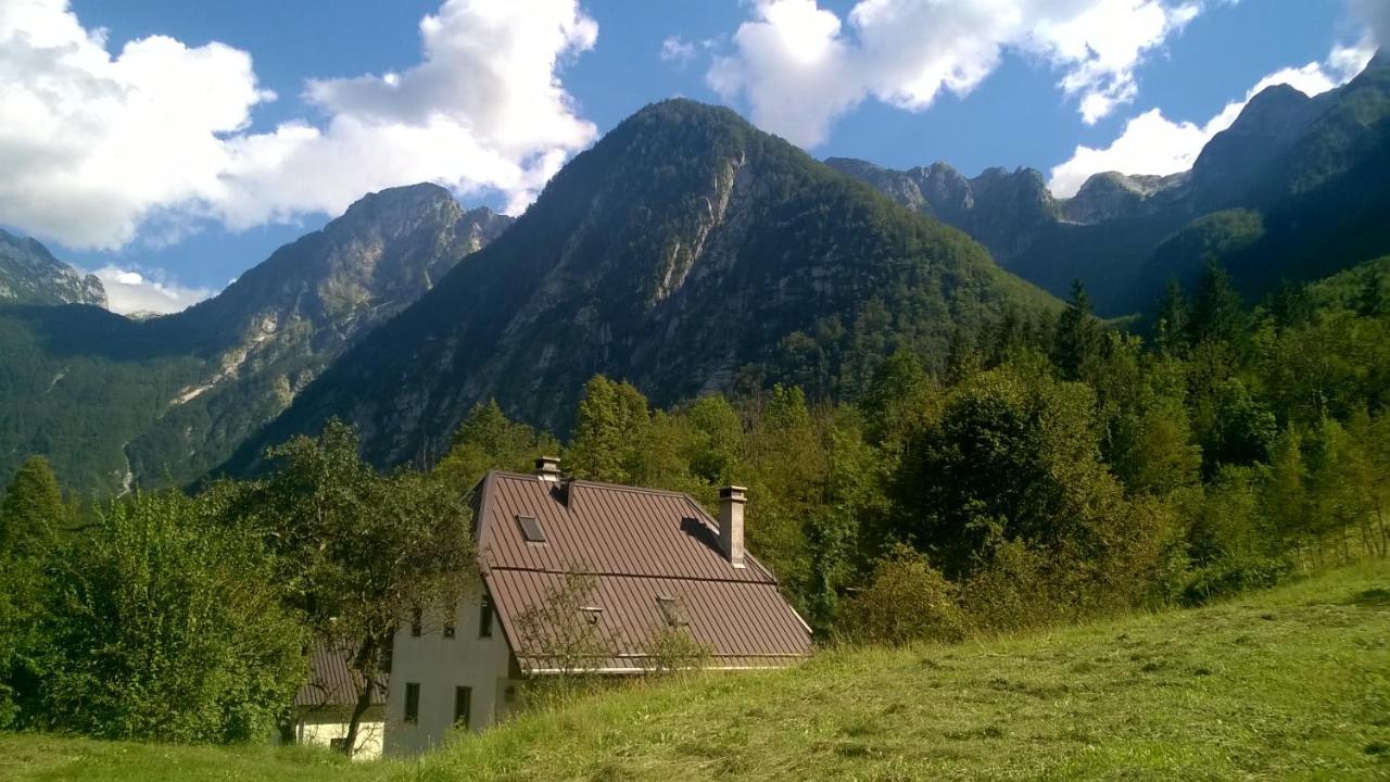 Apartment Pretner, Lepena Soča Exterior foto